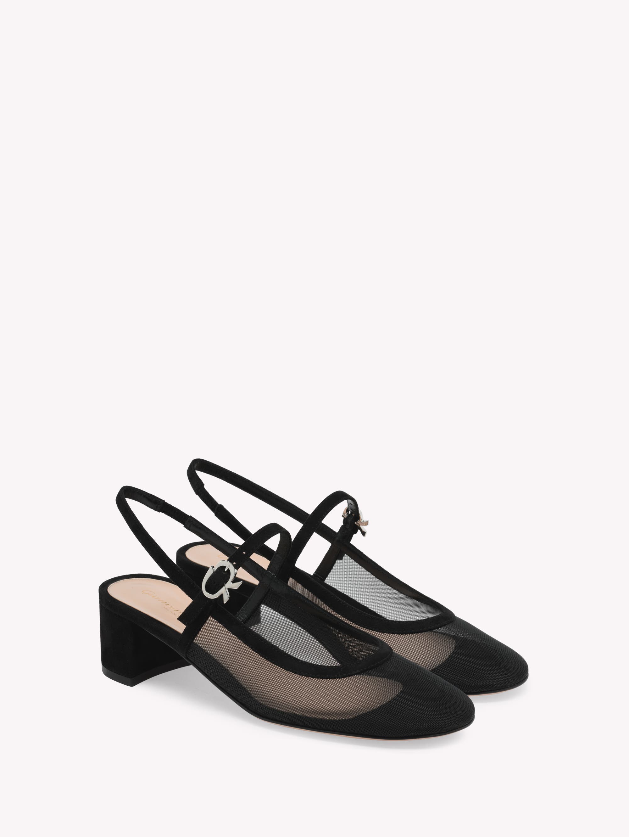 Gianvito Rossi Francoise Sandal, Alternate, color, Black