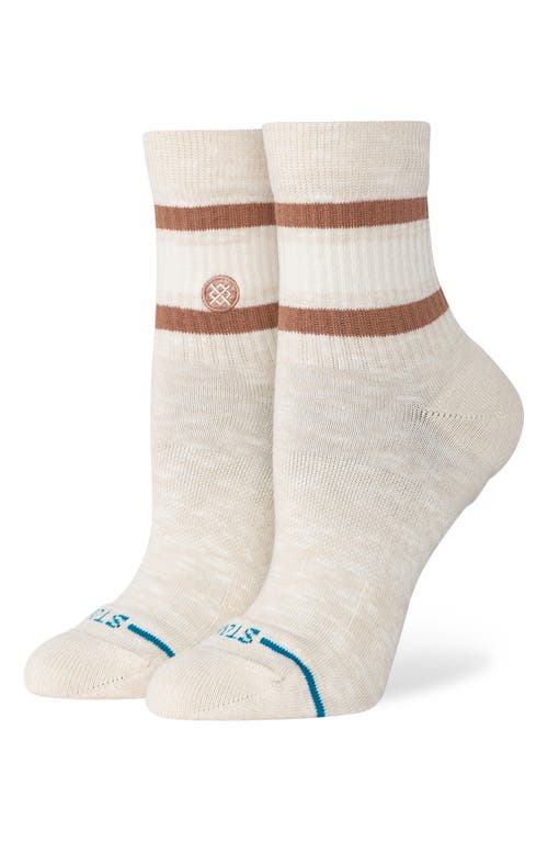 Stance Boyd Quarter Socks In White