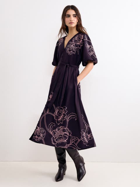Mabel Print Dress