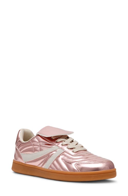 Shop Steve Madden Madrid Low Top Sneaker In Pink Metallic