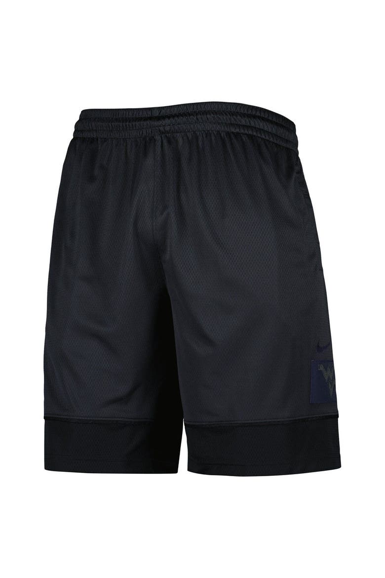 Men's Nike Charcoal West Virginia Mountaineers Performance Fast Break Shorts, Alternate, color, Charcoal