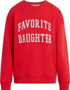 Favorite Daughter Collegiate Cotton Blend Sweatshirt