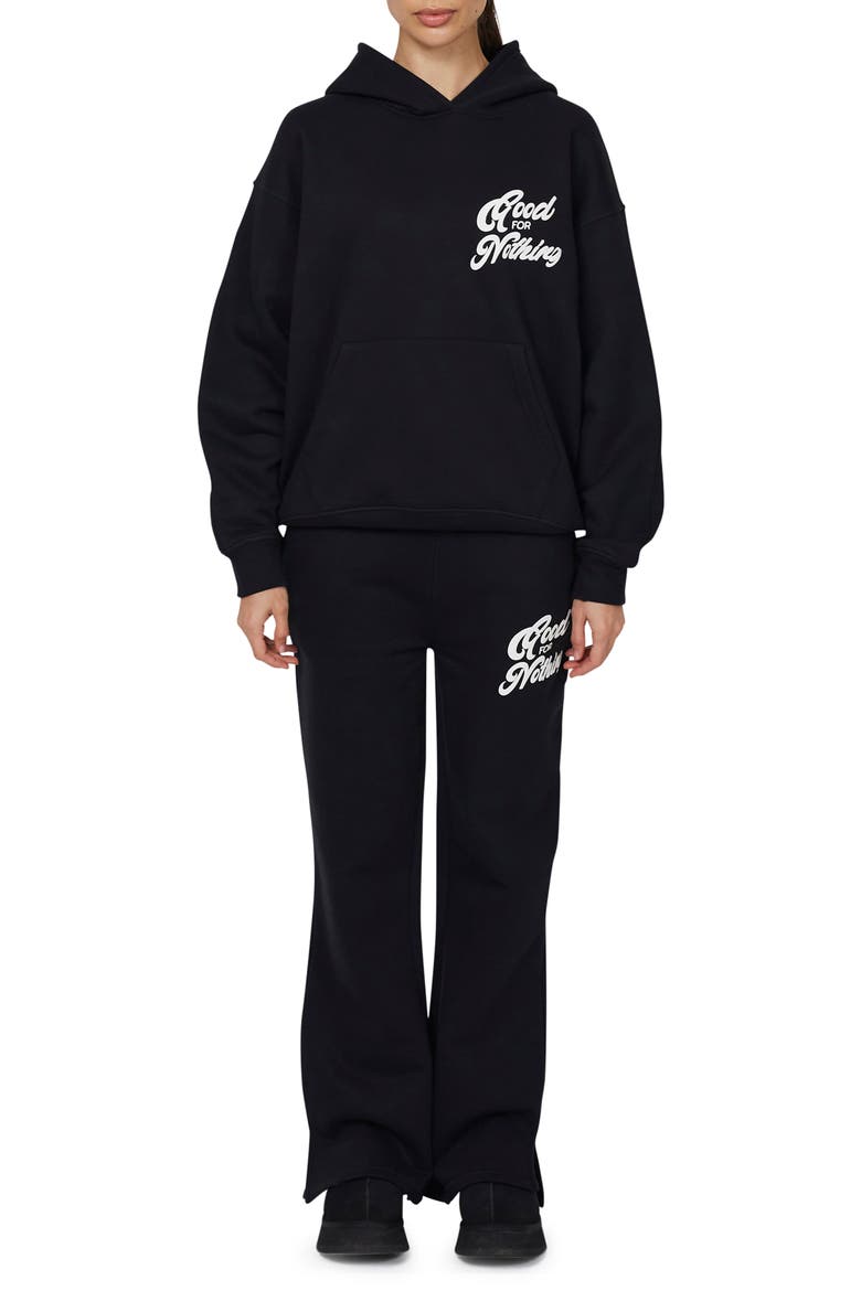 Funk Relaxed  Hoodie, Alternate, color, Black