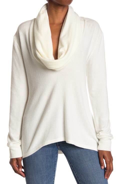 Cowl Neck Long Sleeve Sweater