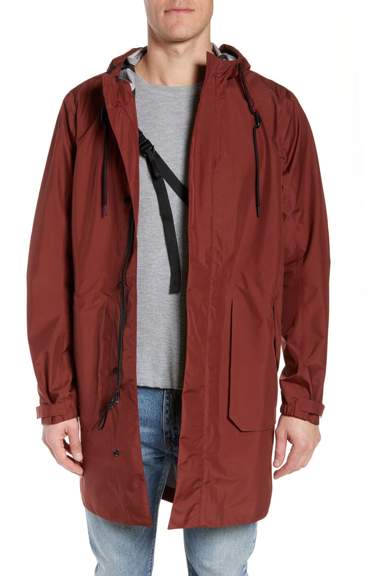 NikeLab Men's Parka, Main, color, PUEBLO BROWN/ BLACK