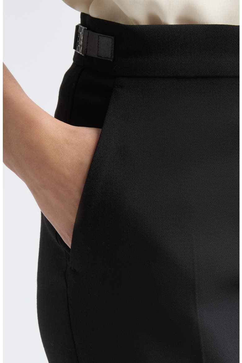 Macino Stretch Wool Trousers, Alternate, color, BLACK