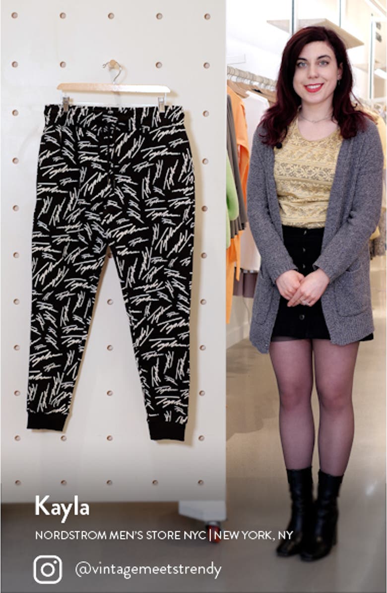 Signature Print Joggers, sales video thumbnail