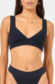 LSPACE Hailey Rib Bikini Top