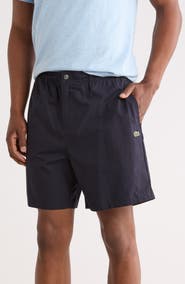 Lacoste Relaxed Cotton Twill Shorts