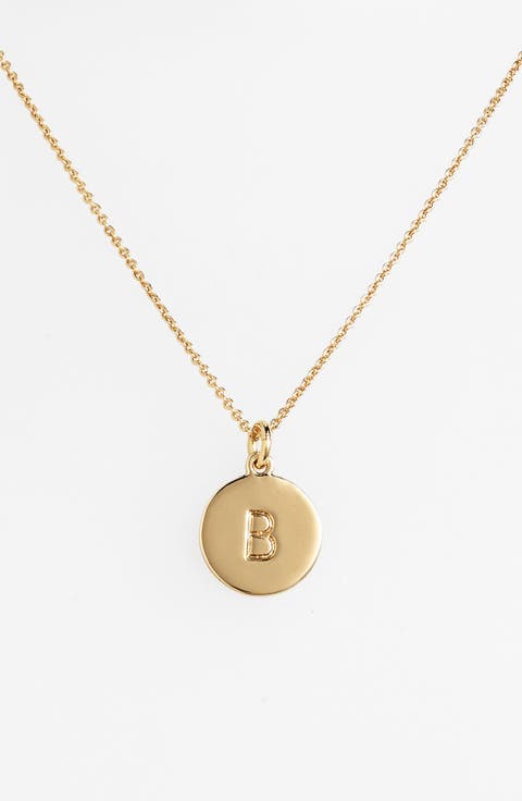 one in a million initial pendant necklace