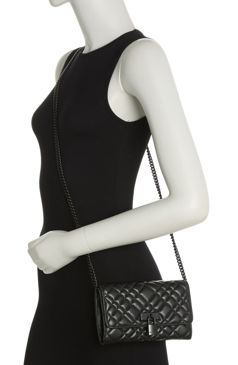 Kurt Geiger London Drench Quilt Wallet on a Chain, Alternate, color,