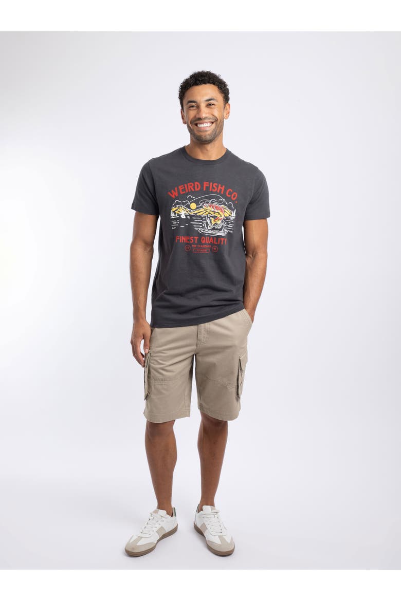Fish Out Of Water Graphic T-Shirt, Alternate, color, Coal