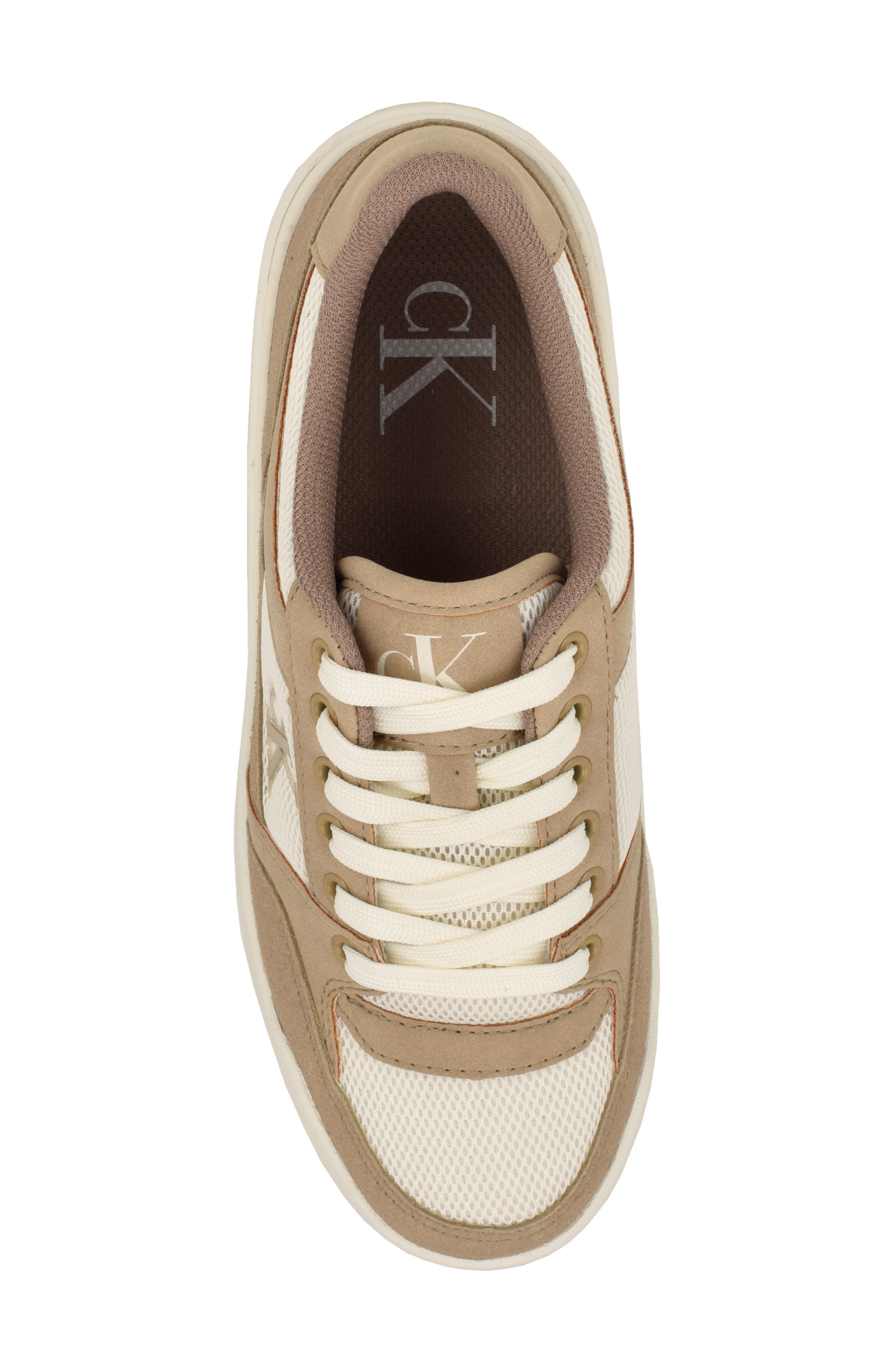 Calvin Klein Alondra Platform Sneaker, Alternate, color, Light Natural