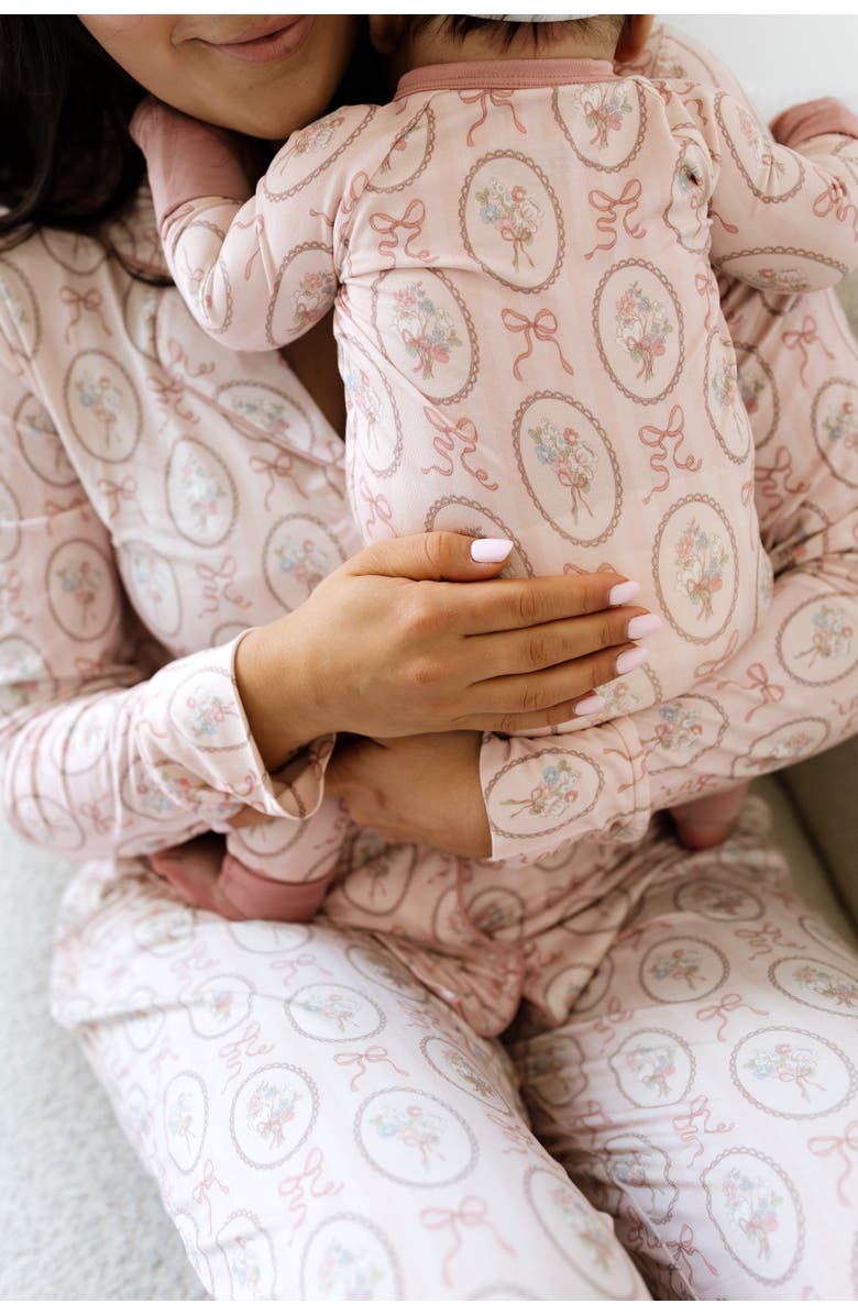 In My Jammers Blaire Long Sleeve Sleepwear Set, Alternate, color, Floral / Bow Print