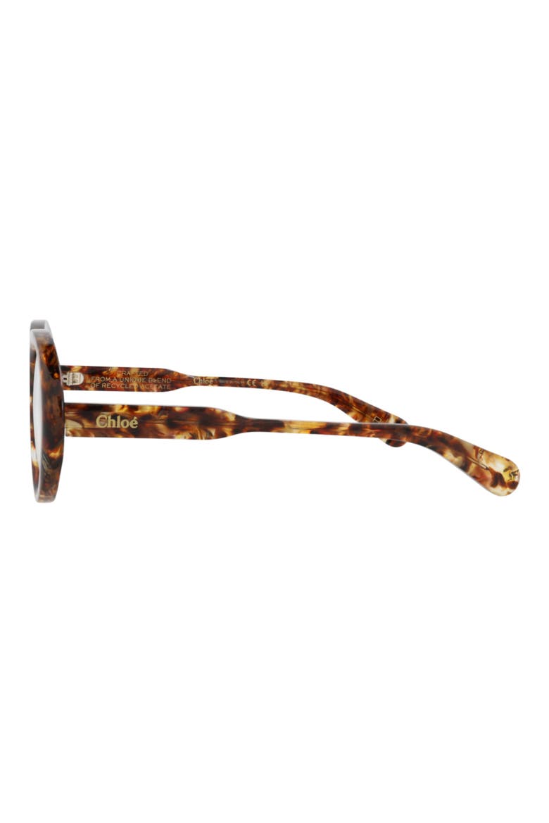 53mm Round Optical Glasses, Alternate, color, HAVANA HAVANA TRANSPARENT