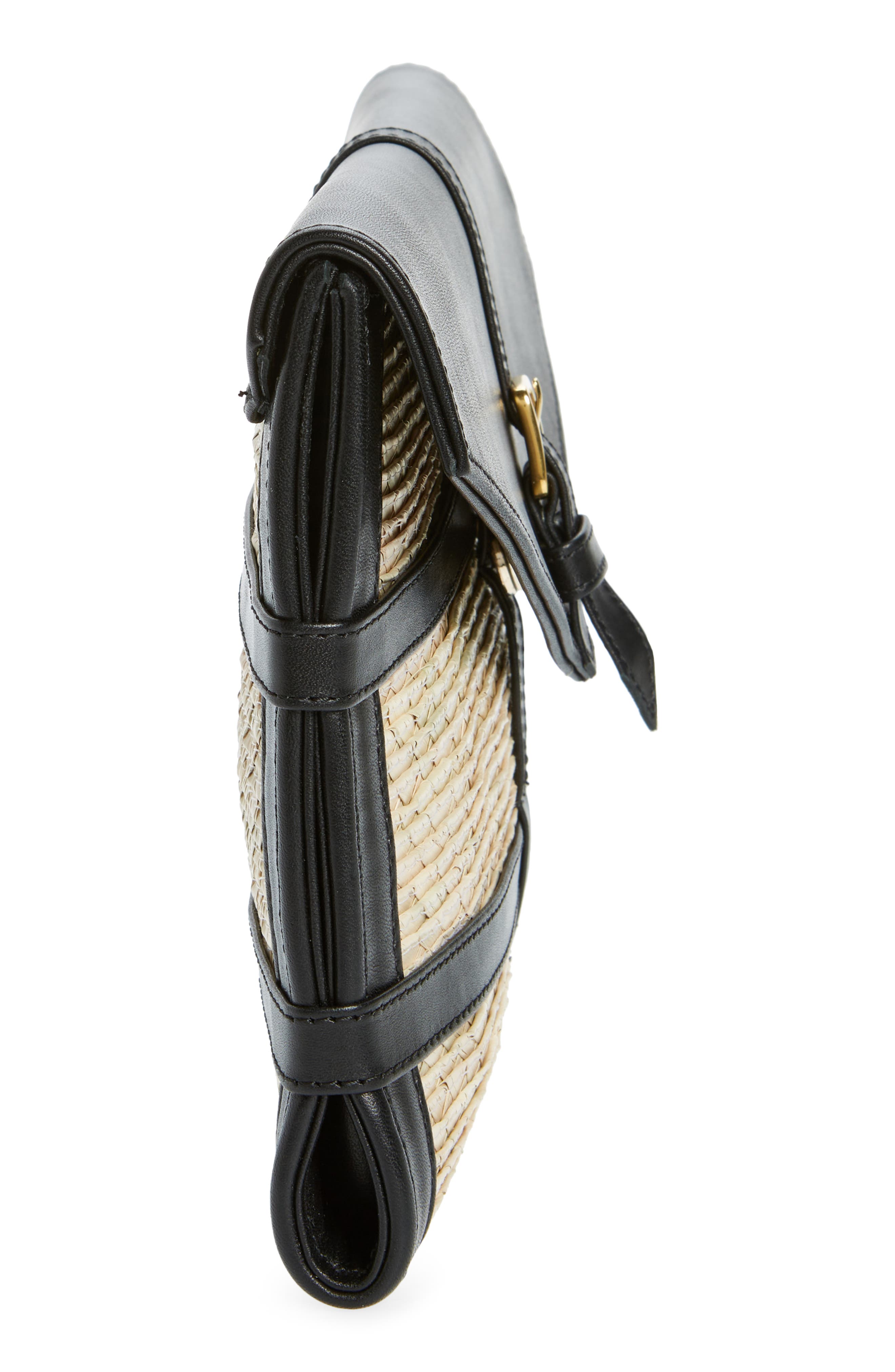 Altuzarra Watermill Palm Envelope Clutch, Alternate, color, 