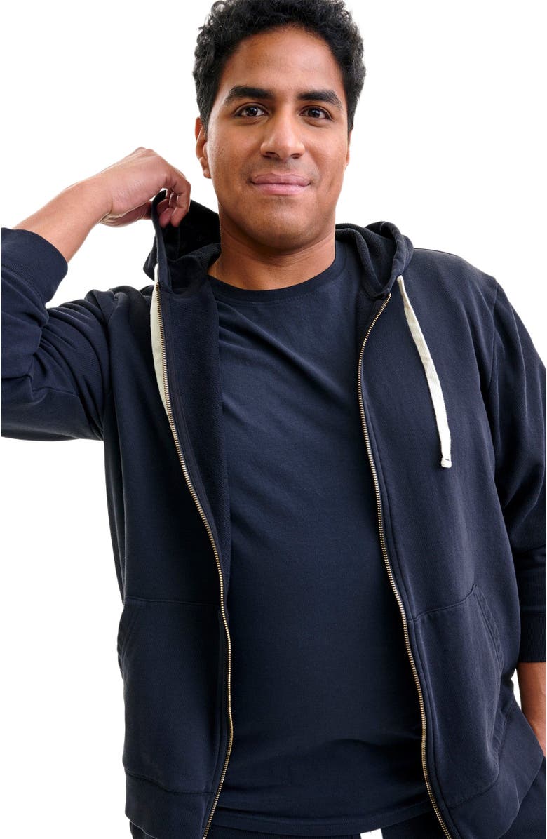 Primary Adult 24/7 Zip Hoodie, Alternate, color, Black