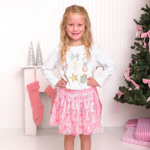 Sweet Wink Nutcracker Trellis Christmas Tutu In Pink