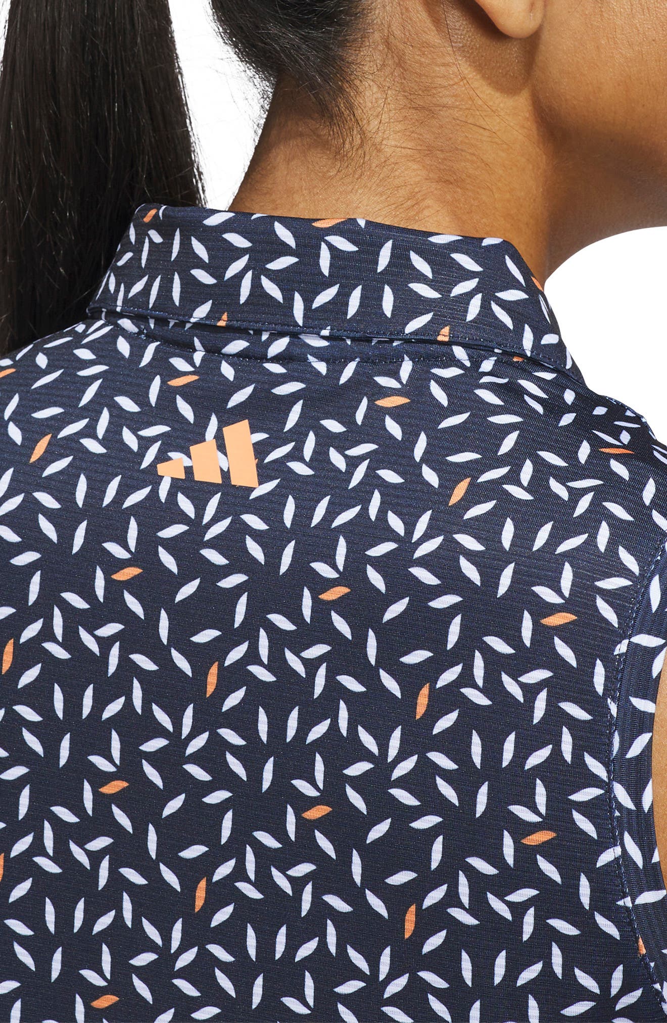 adidas Ultimate All Over Print Sleeveless Polo (Women) | Nordstromrack