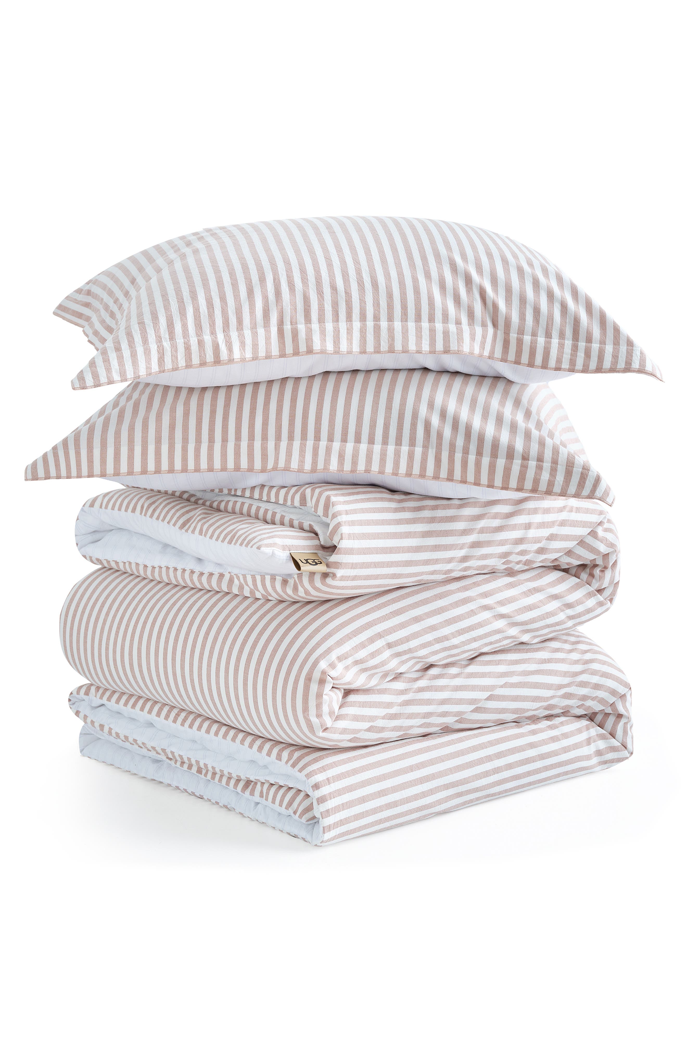 UGG® Anders Comforter & Pillow Shams Set - Sandalwood/ Misty Wisteria, King