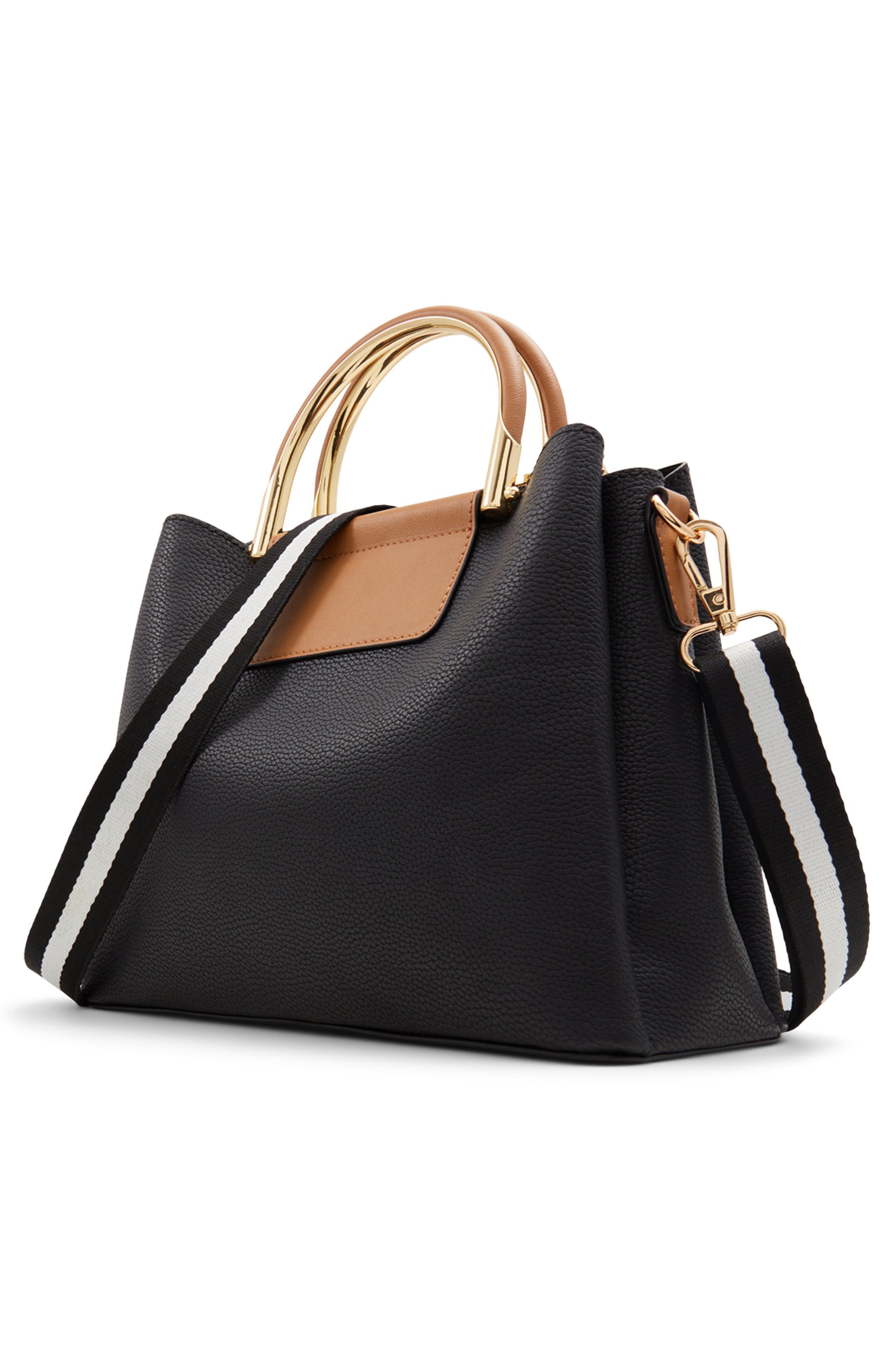 ALDO Sloana Faux Leather Crossbody Bag, Alternate, color, Black Multi