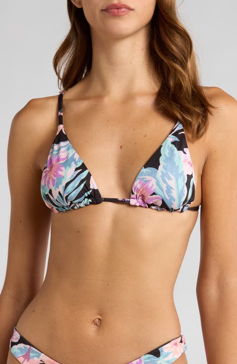 Nights in Paradise Reversible Triangle Bikini Top