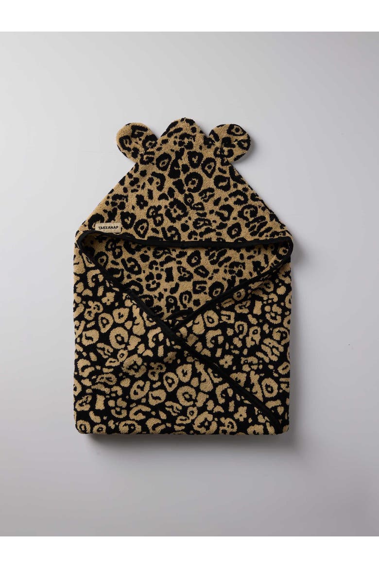 Leopard Baby Towel, Main, color, Leopard