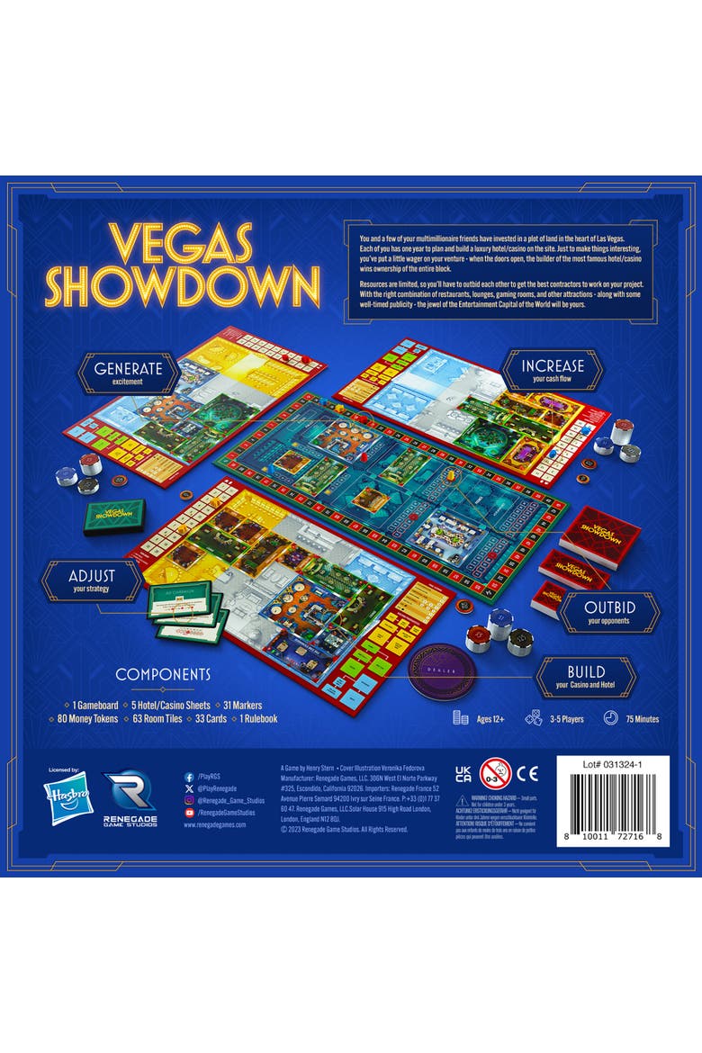 Vegas Showdown Strategy Game, Alternate, color, Multicolored