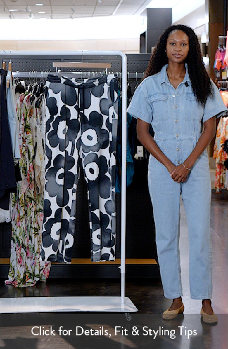 Unikko Floral French Terry Sweatpants, sales video thumbnail