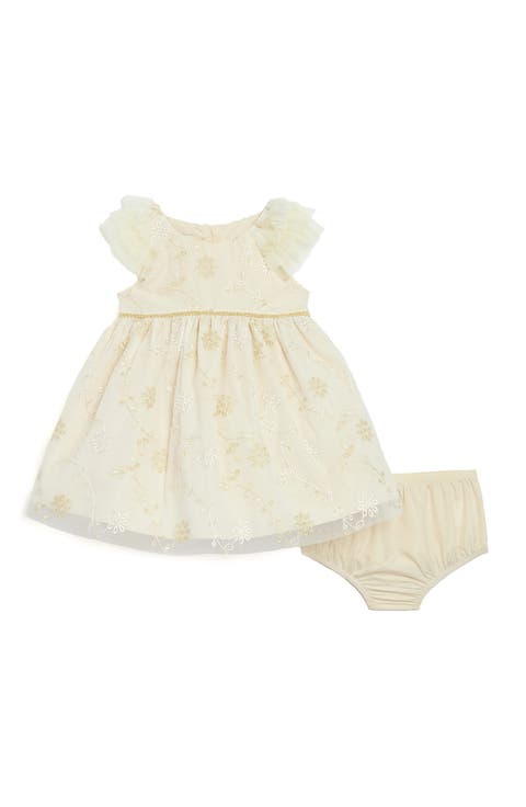 Sienna Embroidered Dress & Bloomers (Baby)