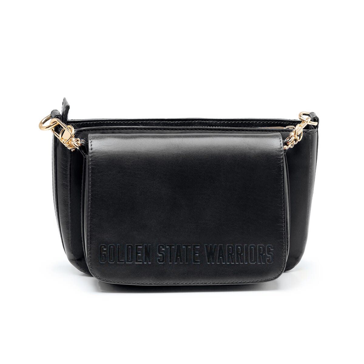 LUSSO Golden State Warriors Rianna Multi Pouchette Bag, Alternate, color, Black