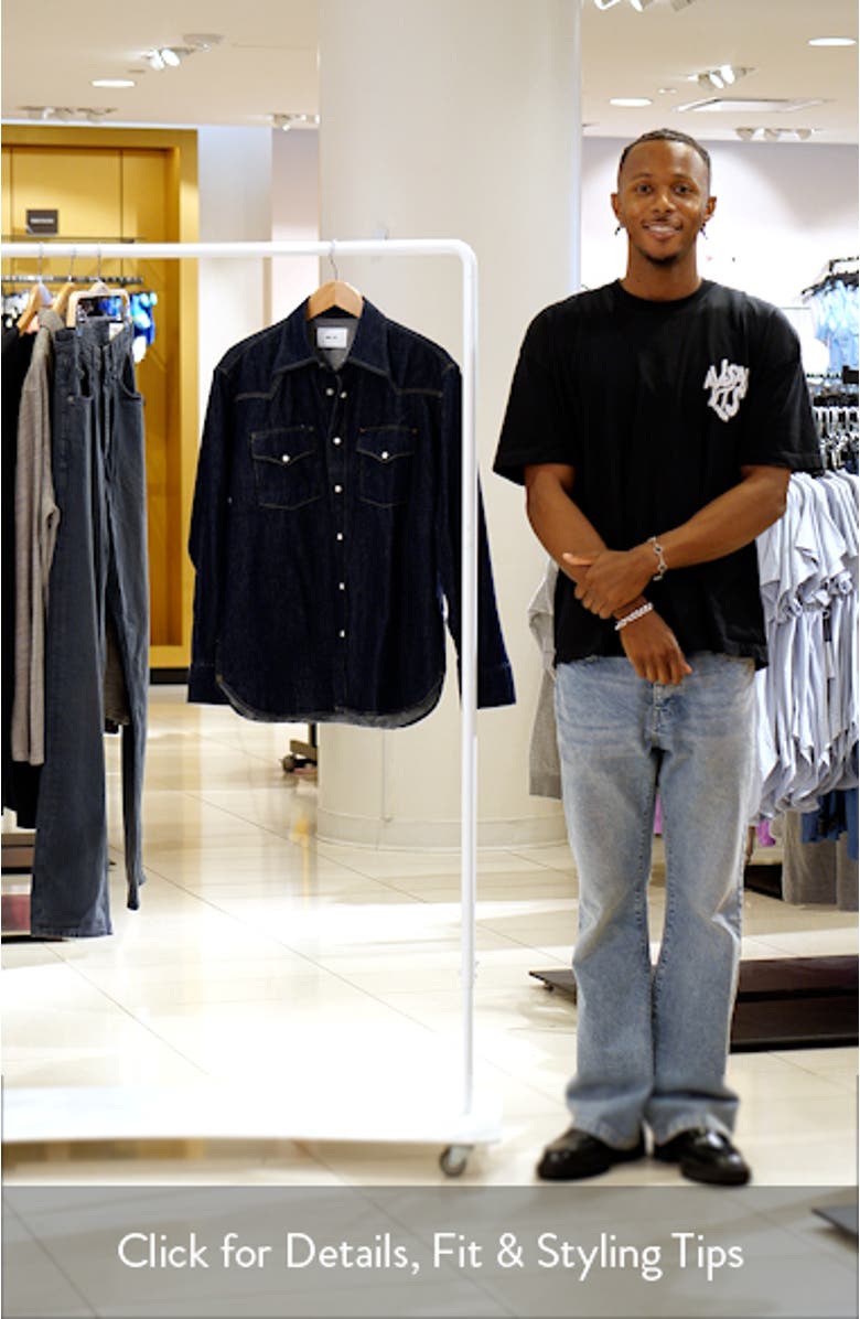 Ricky Denim Snap-Up Western Shirt, sales video thumbnail