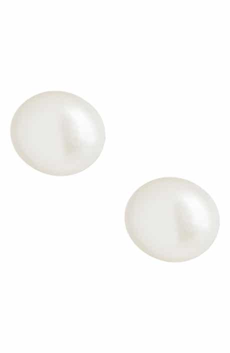 Sterling Forever Sterling Silver Baroque Pearl Stud