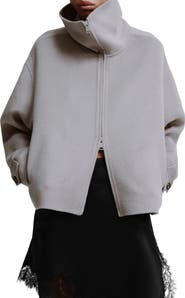 MANGO Wool Blend Jacket