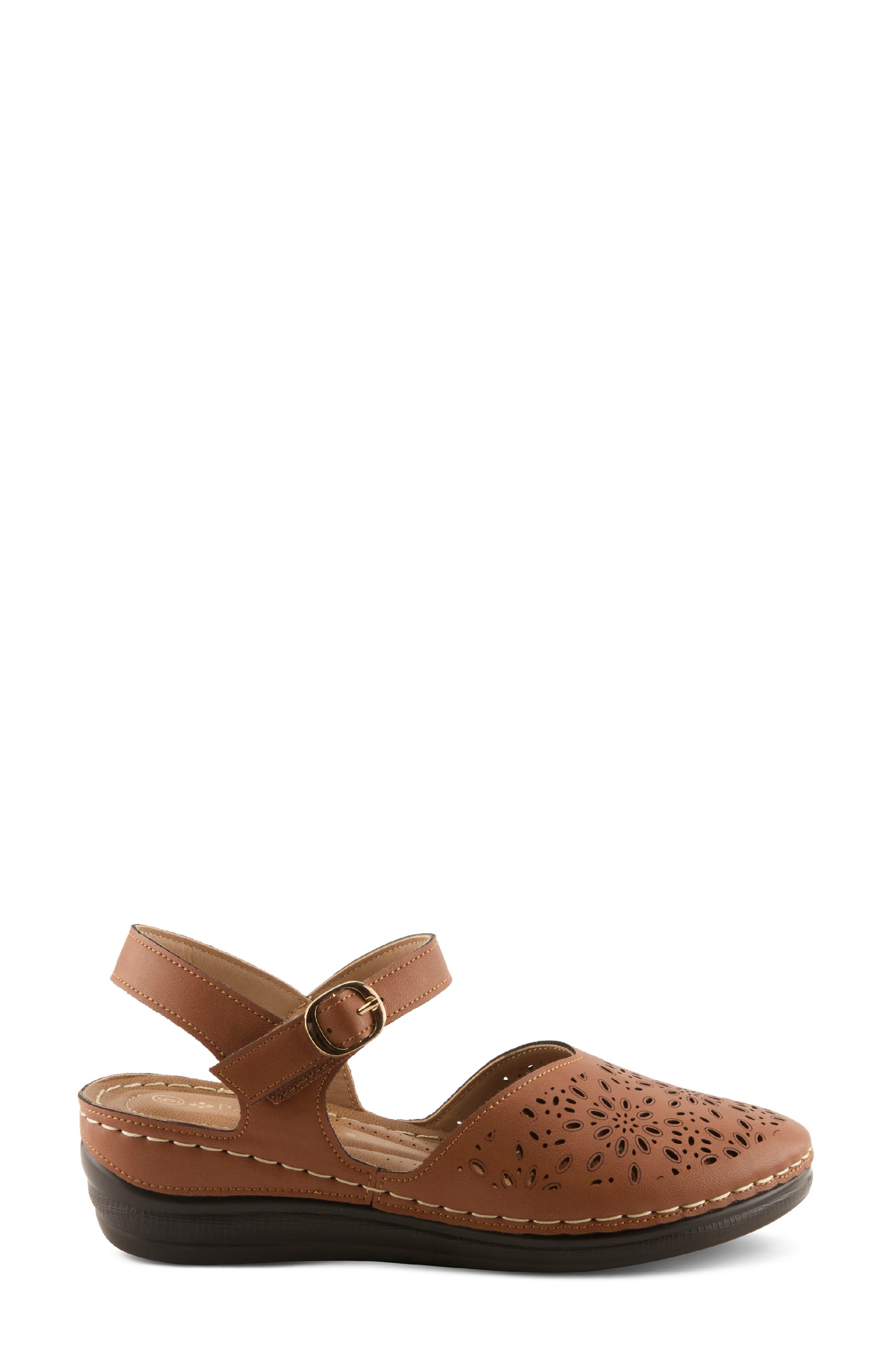Nougatish Laser Cut Pump, Alternate, color, CAMEL