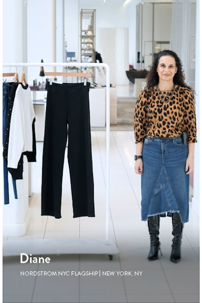 Jet Set Slim Palazzo Pull-On Jeans video