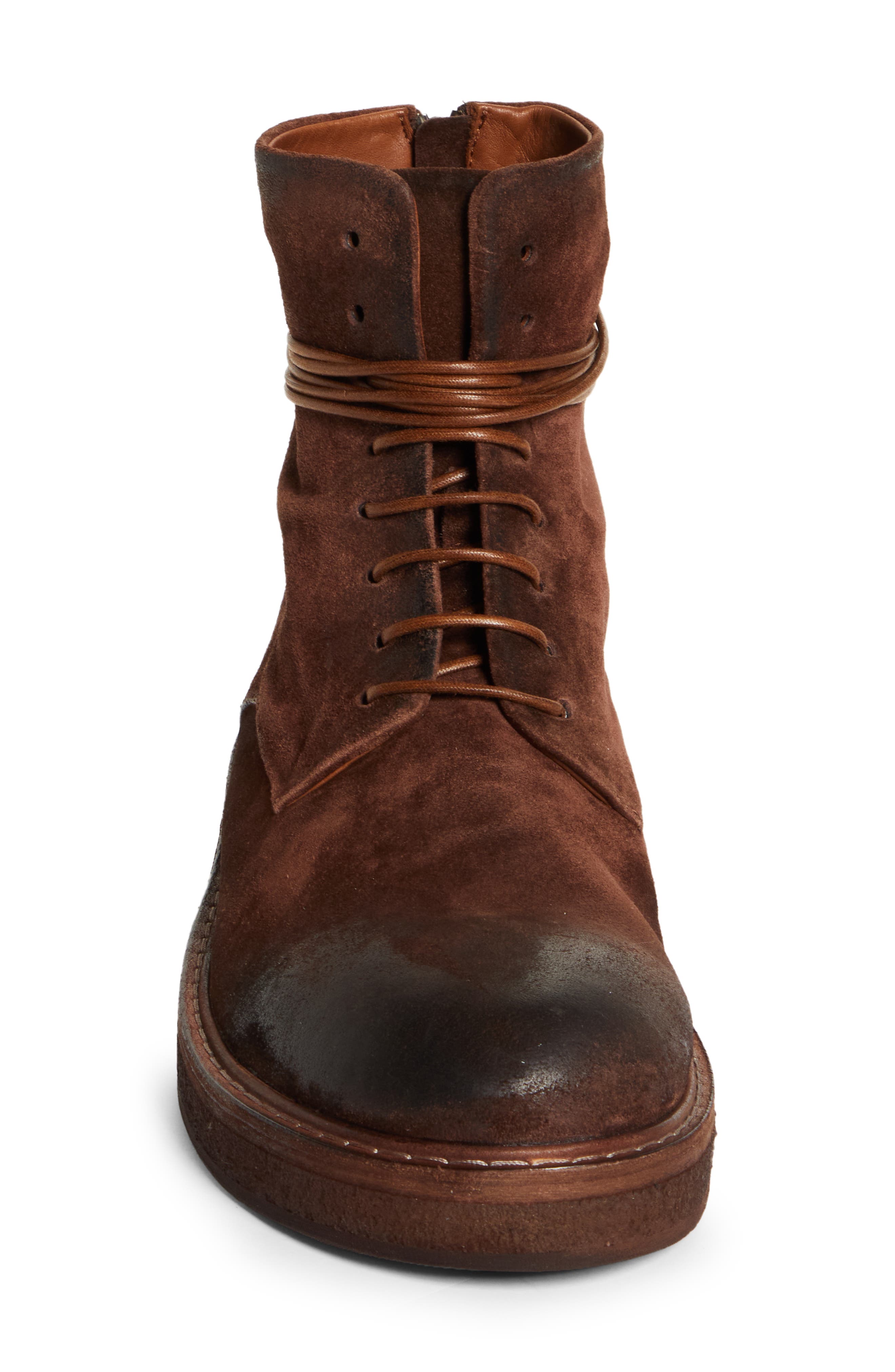 MARSELL Parrucca Polacco Boot, Alternate, color, PELLE ROVESCIO BARK