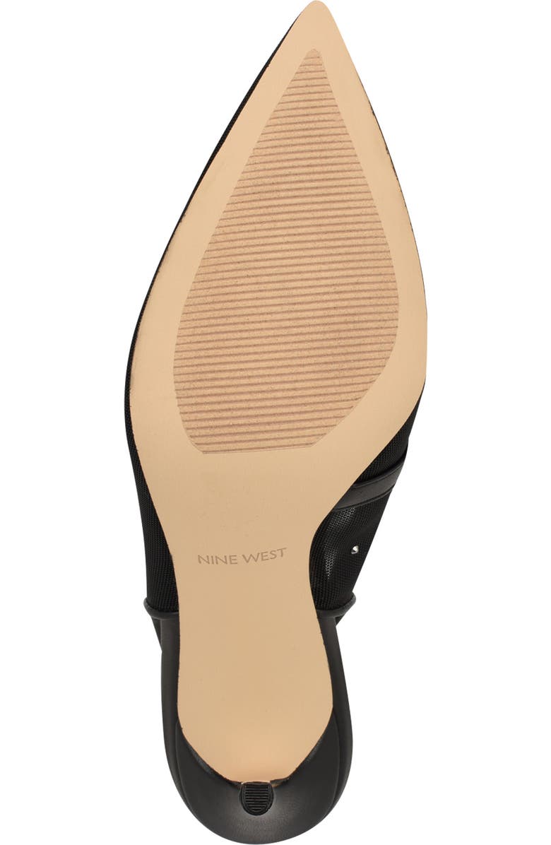 Nine West Feather Rhinestone Mesh Pump, Alternate, color,