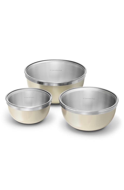 3-Piece Stainless Steel Mixing Bowl Set