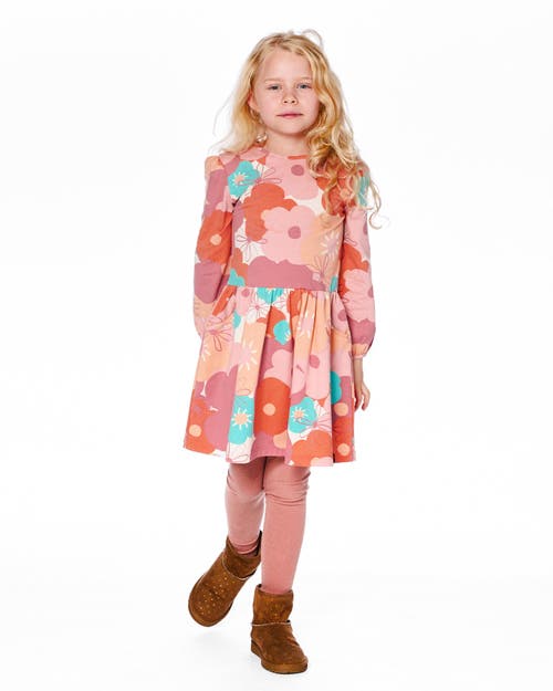 Deux Par Deux Organic Cotton Dress In Multi