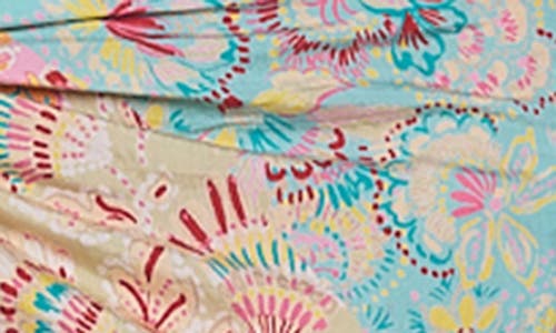 Ranee's Ranees Pareo Convertible Midi Cover-up Dress In Multi