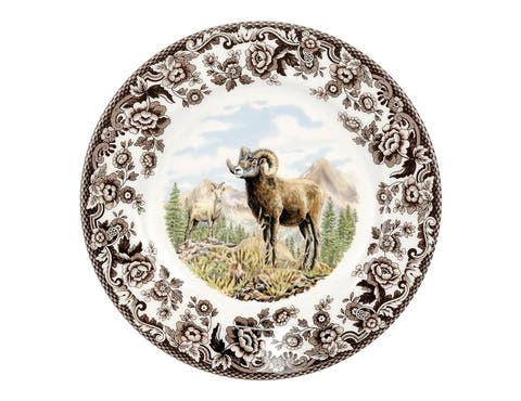 Woodland American Wildlife 10.5" Dinner Plate