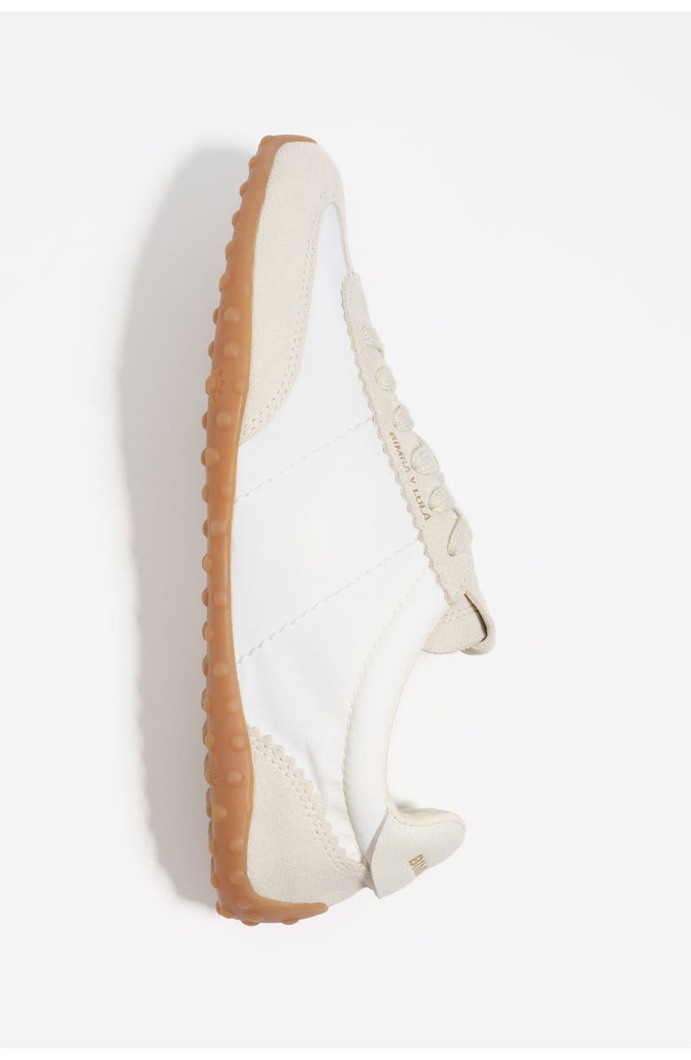 Bimba y Lola Suede Nylon 13 29 Sneaker, Alternate, color, Off White