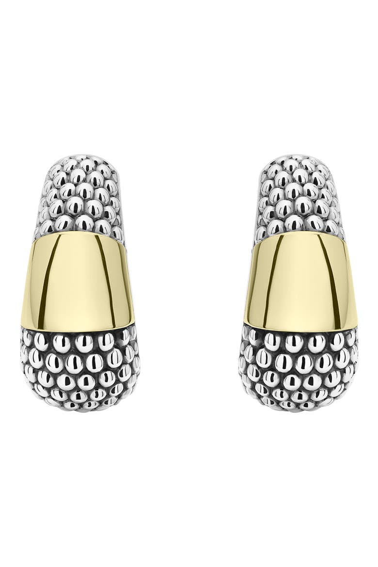 High Bar Two-Tone Earrings, Main, color, SILVER