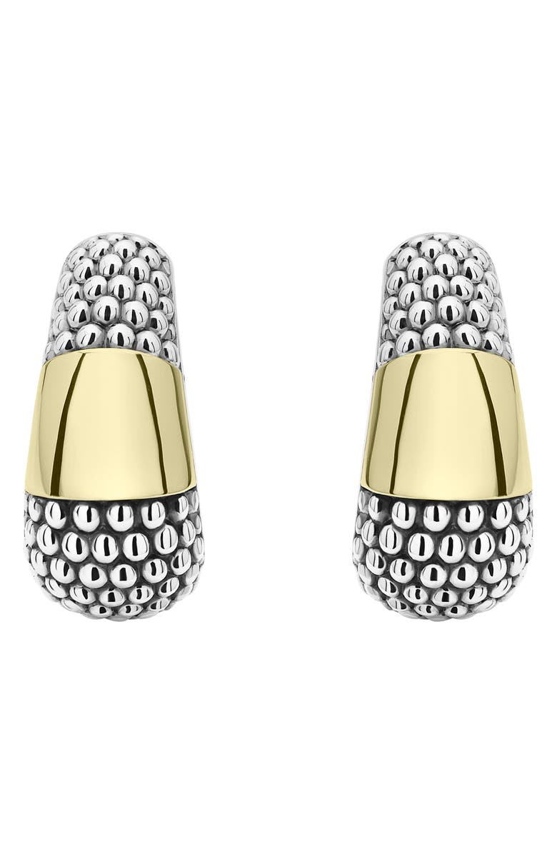 LAGOS High Bar Two-Tone Earrings, Main, color, 