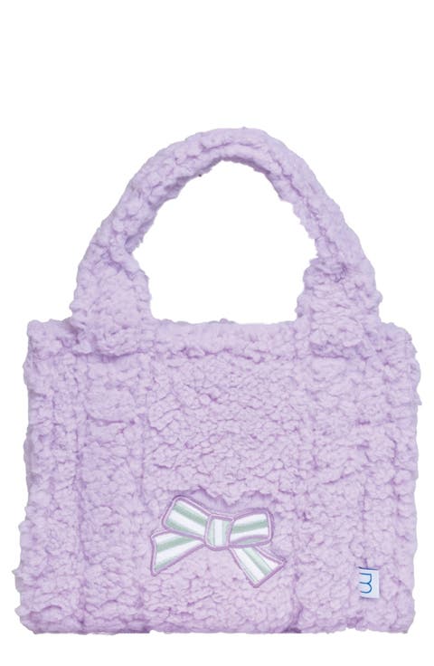Kids' Faux Shearling Tote