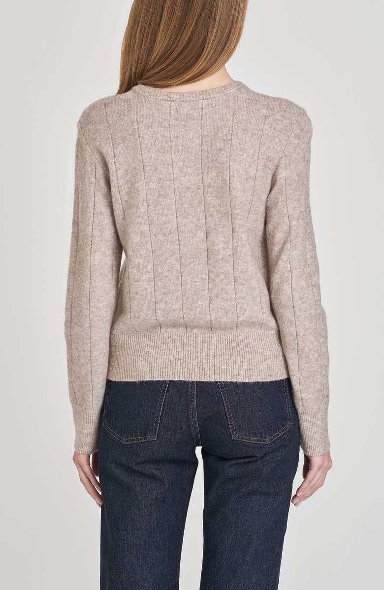 WAYF Cassie Cardigan, Alternate, color, Marled Sand