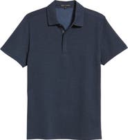 Robert Barakett Creston Micropattern Jacquard Polo