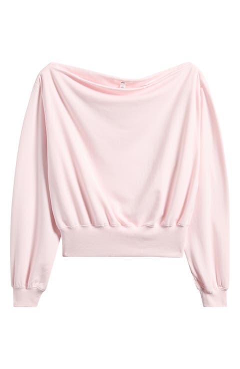 Off the Shoulder Sweatshirt