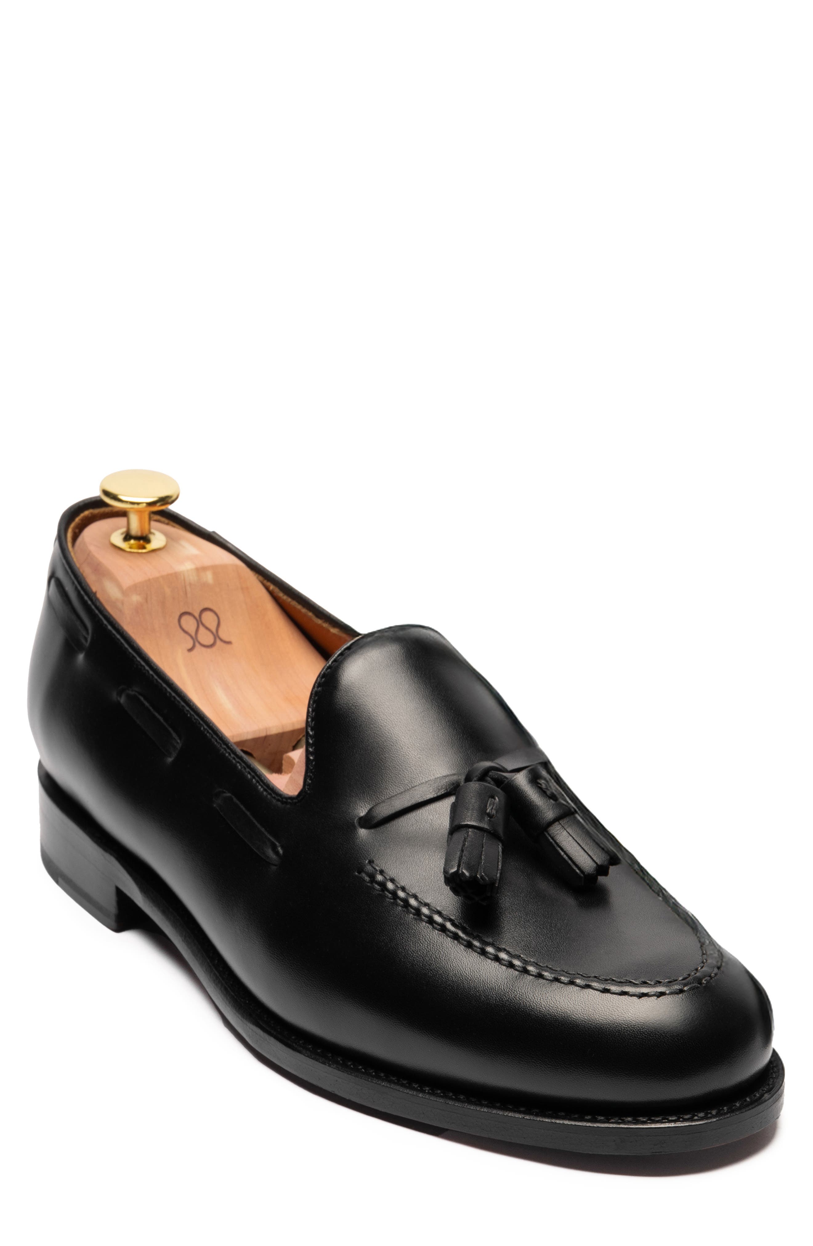 MORJAS The Tassel Kiltie Loafer, Main, color, Black Calf